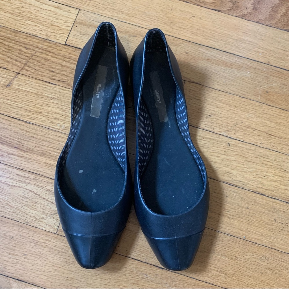 Melissa Black Flats
